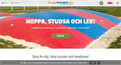 Desktop Screenshot of hoppborgar.se